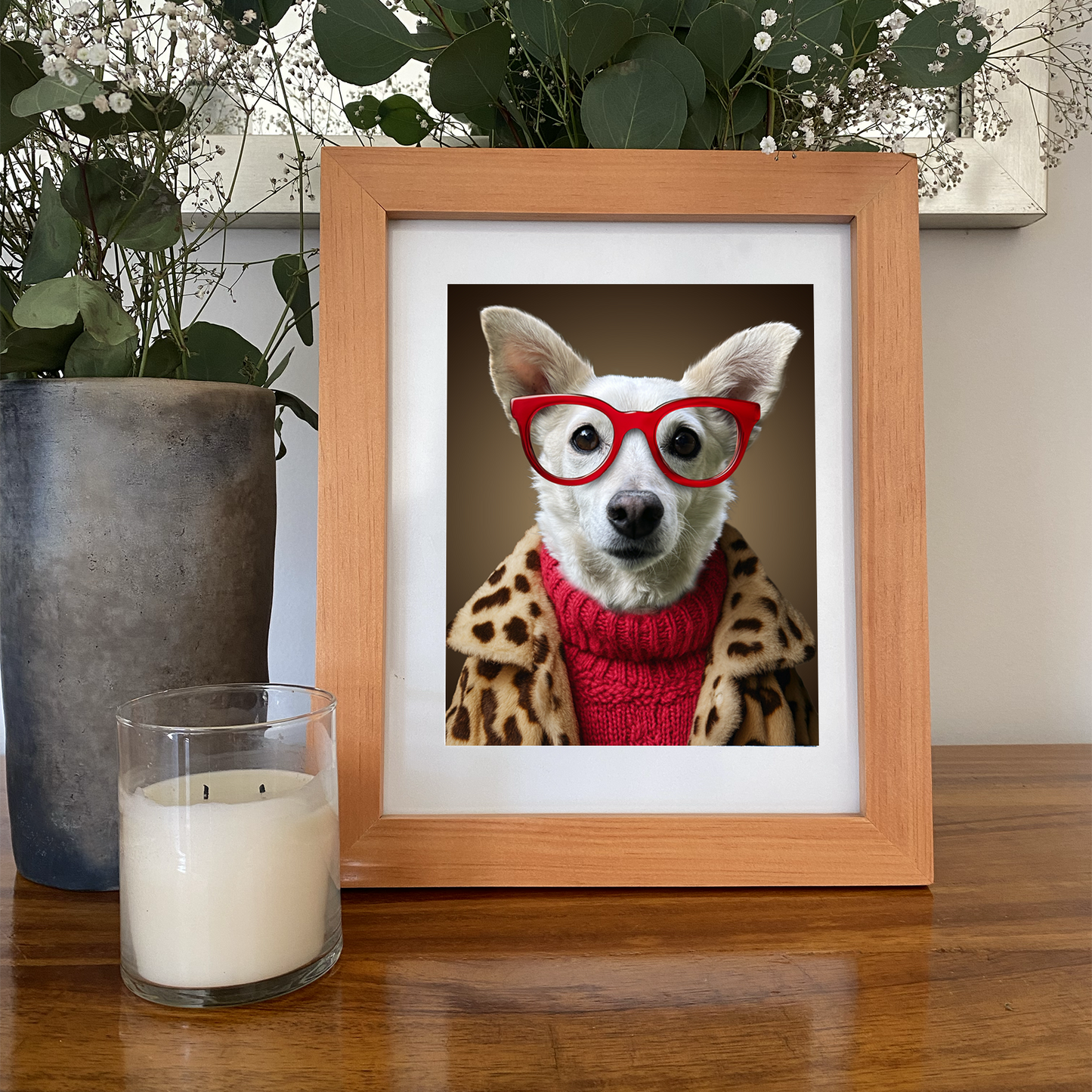 Cheetah - Marco de Madera