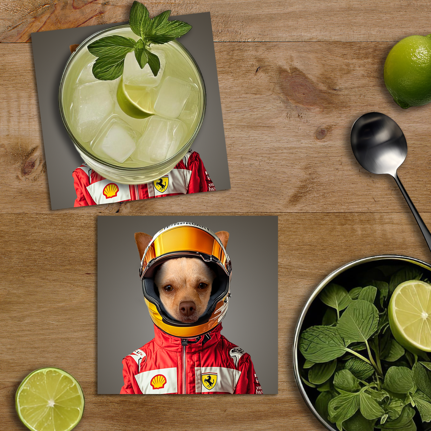 F1 - Set de portavasos