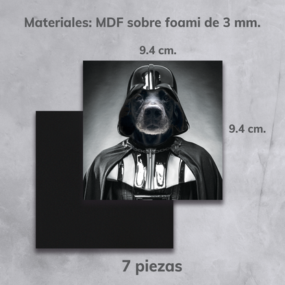 Dog Vader - Set de portavasos