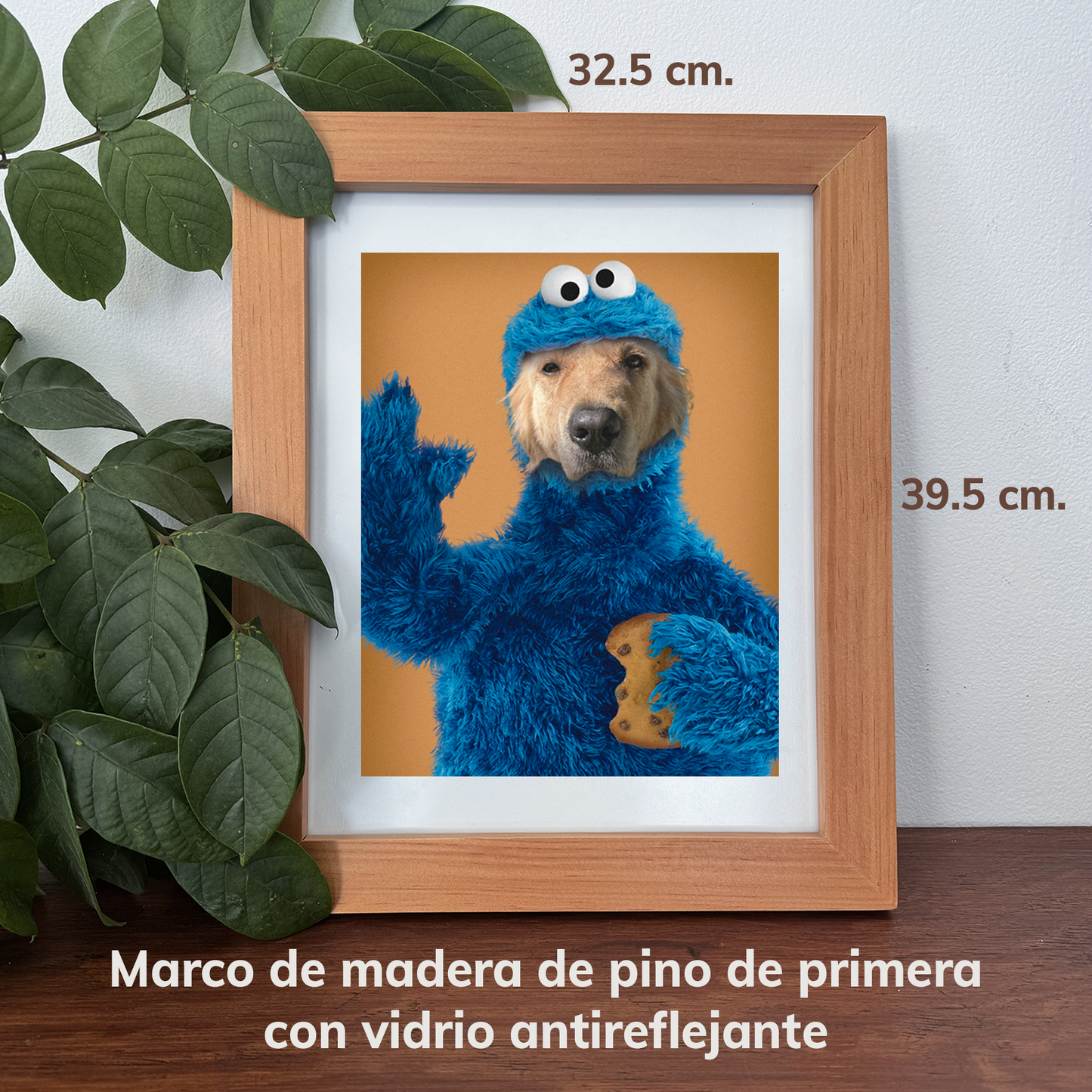 Doggie Monster - Marco de Madera