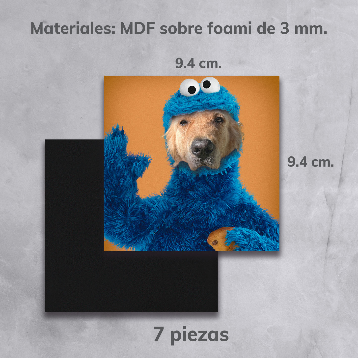 Doggie Monster - Set de portavasos