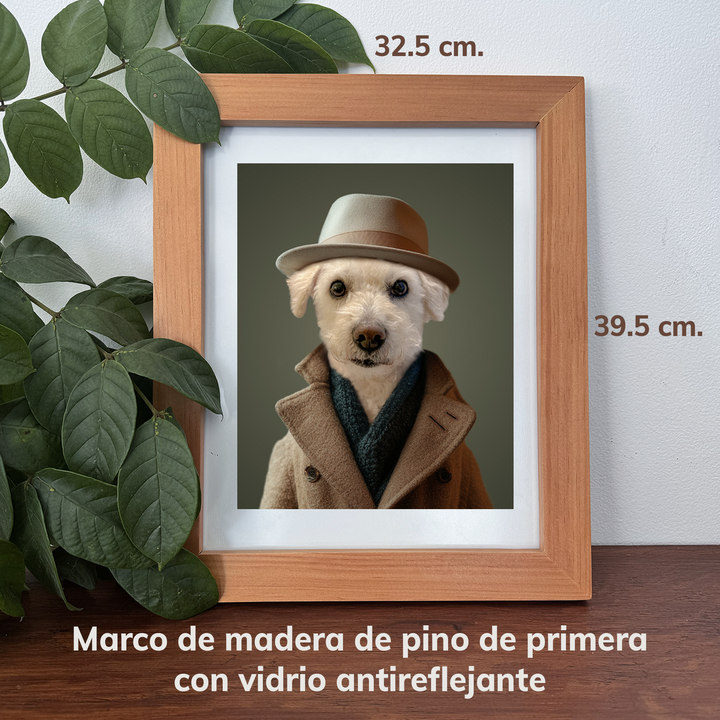 English Portrait - Marco de Madera