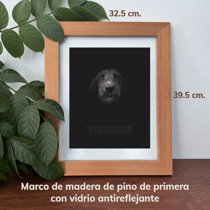 Retrato De Estudio - Marco de Madera